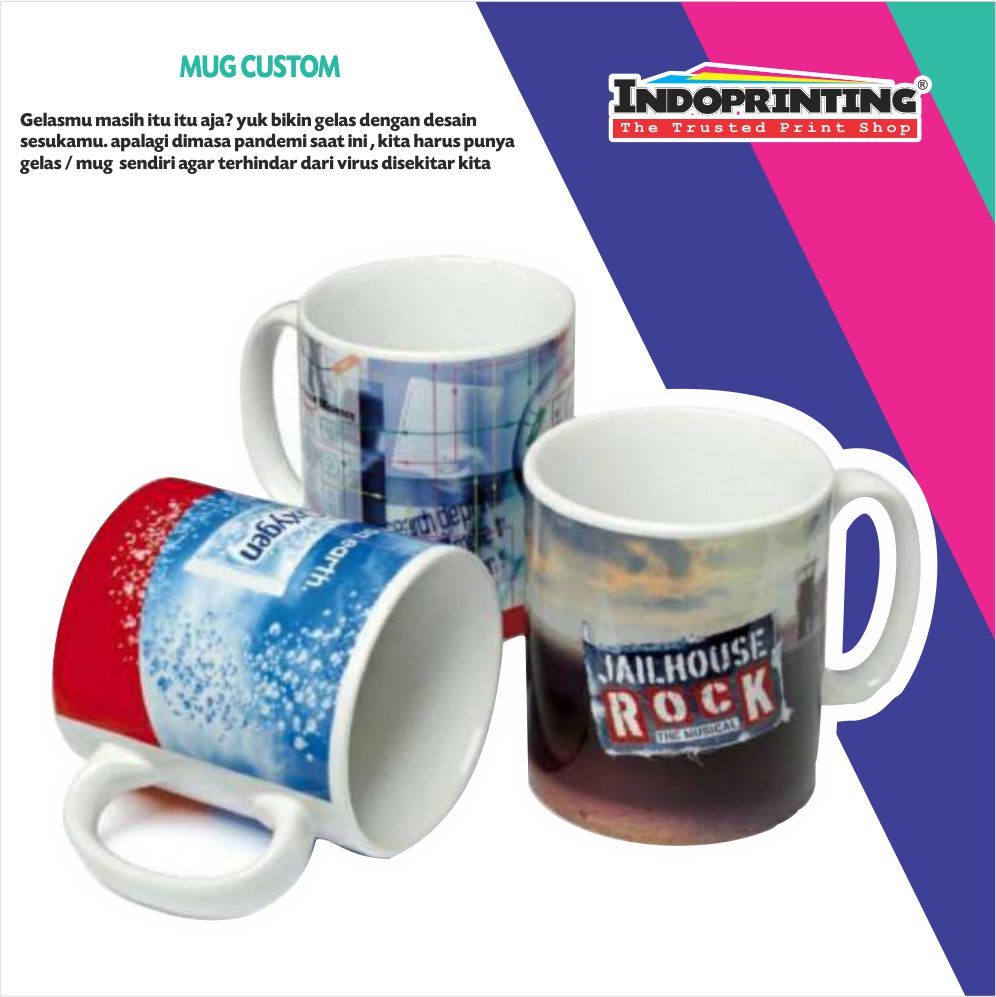 Mug Printing /Gelas Souvernir Printing INDOPRINTING